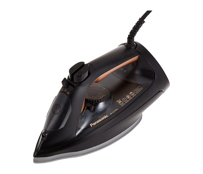 Panasonic NI JU 700 2400 Watts Ceramic Soleplate Steam Iron - Black - Zoom Image 1