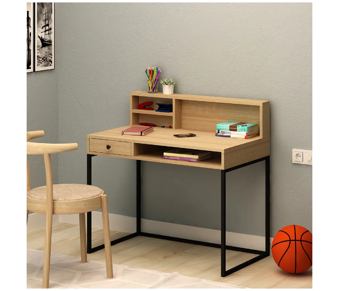 Danube Home Nasus Office Desk - Natural Oak - Zoom Image 1