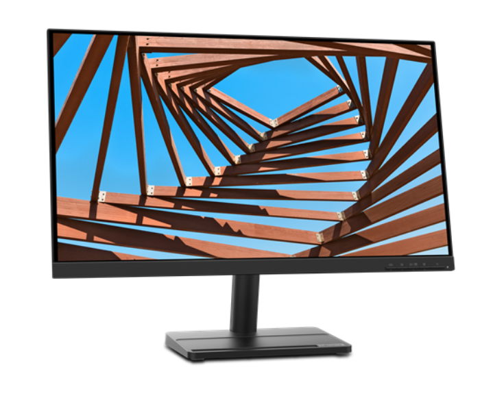 Lenovo 66BEKAC2UK 27 Inch FHD IPS LED Monitor - Black - Zoom Image 1