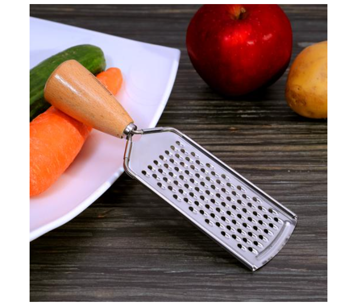 Royalford RF10660 Stainless Steel Cheese Grater - Silver and Brown - Zoom Image 4