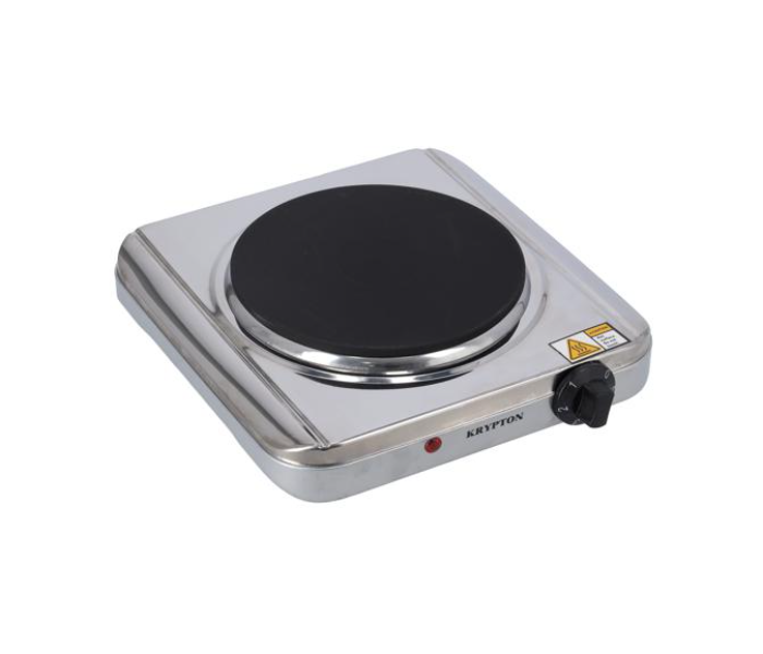 Krypton KNHP6289 Stainless Steel Single Hot Plate - Silver and Black - Zoom Image 1