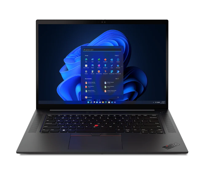 Lenovo 21DE0031AD X1 Extreme 16 Inch WQUXGA Intel Core i7-12700H Processor 32GB DDR5 RAM 1TB SSD 4GB NVidia RTX 3050Ti Windows 11 Pro 64 - Black - Zoom Image 1