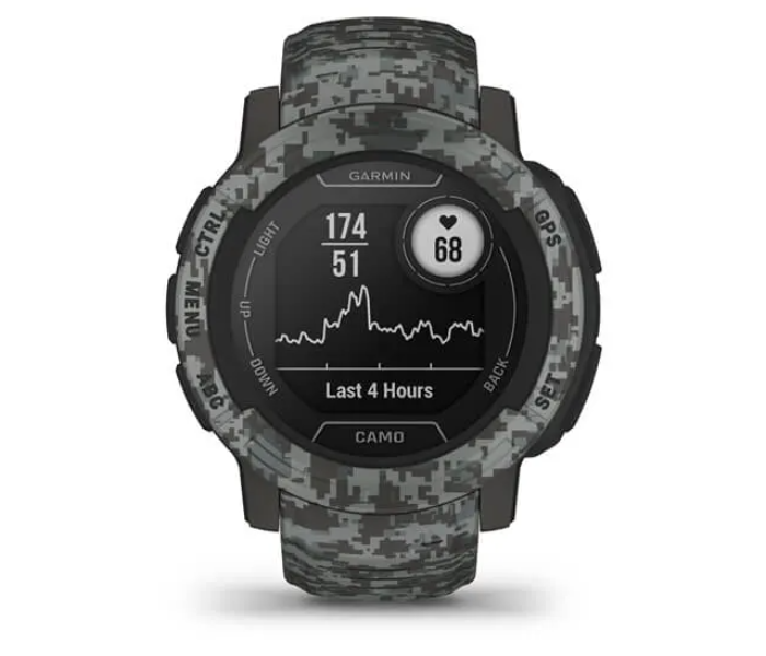 Garmin 010-02626-03 Instinct 2 Camo Edition GPS Smartwatch - Graphite Camo - Zoom Image 2