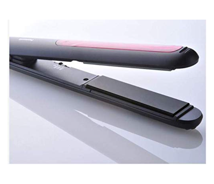 Panasonic EH HV 21 Keratin and Coconut Oil Infused Hair Straightener - Black and Pink - Zoom Image 4