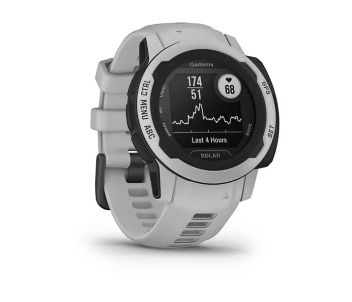 Garmin 010-02564-01 Instinct 2S Solar Standard Edition GPS Smartwatch - Mist Gray - Zoom Image 3