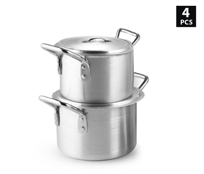 Pack of 4 Pieces Aluminium Cooking Pot Set DDSTK - JA038 - Zoom Image