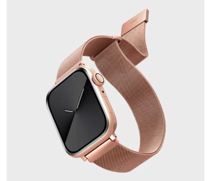 Uniq Dante Apple Watch Series 4 Mesh 40mm Steel Strap - Rose Gold - Zoom Image