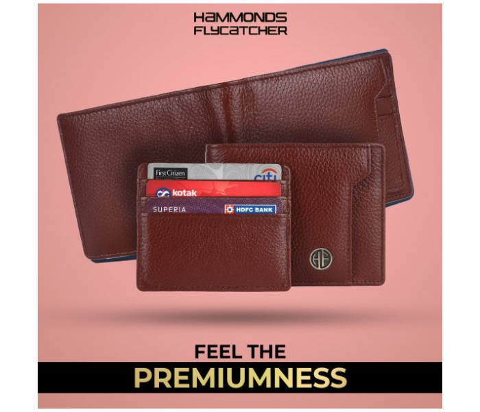 Hammonds Flycather HF577BR Genuine Leather Wallet For Men - Maroon - Zoom Image 5