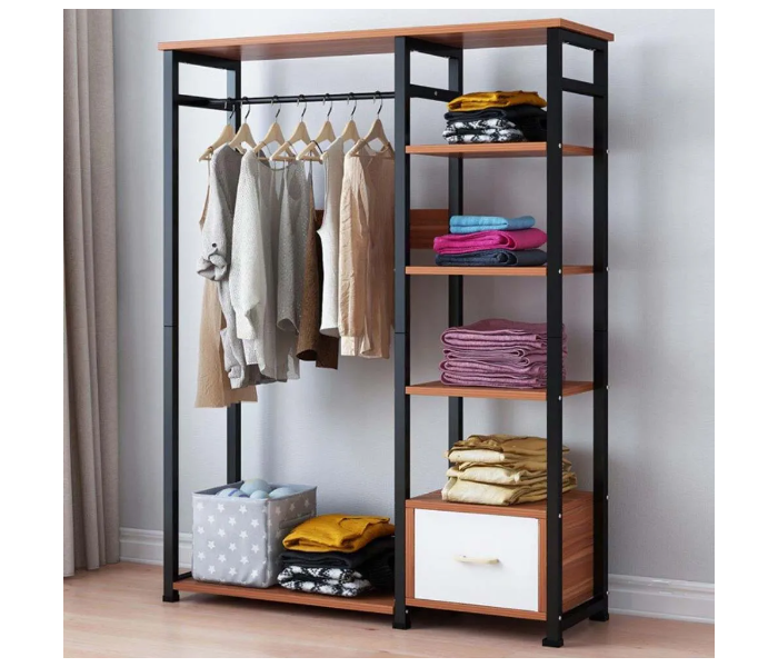 Danube Home Citta Free Standing Wide Clothes Rack - Black - Zoom Image 1