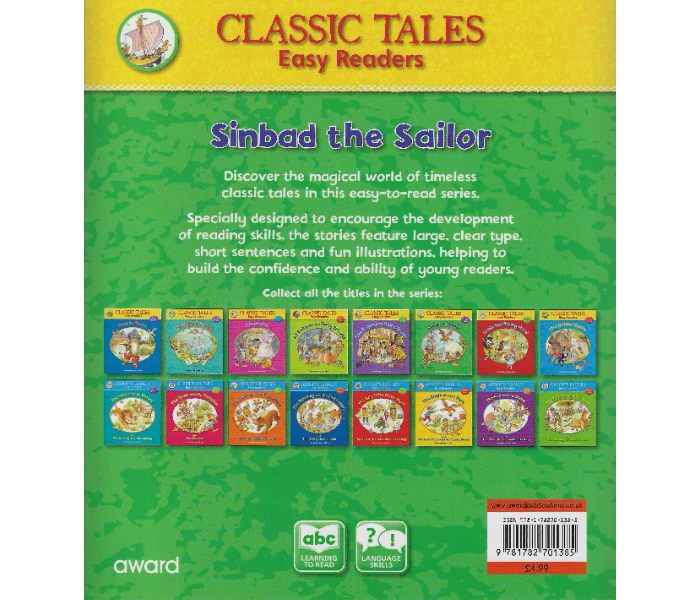 Award Publications Classic Tales Sindbad The Sailor Book For Children - Zoom Image 2