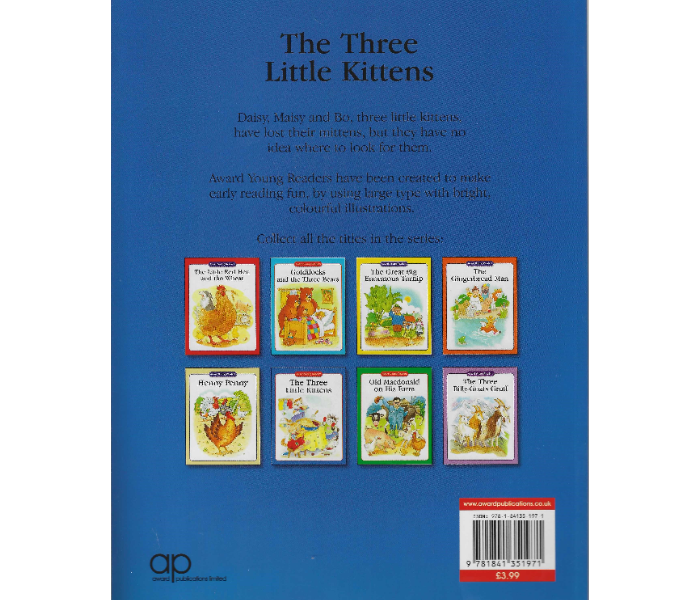 Award Publications Award Young Readers The Three Little Kittens Book For Children - Zoom Image 2