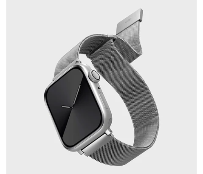 Uniq Dante Apple Watch Series 4 Mesh 44mm Steel Strap - Silver - Zoom Image