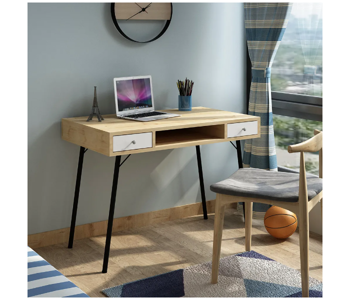 Danube Home Pieta Office Desk - Ash White - Zoom Image 1