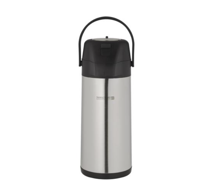 Royalford RF10531 3 Litre Stainless Steel Airpot Vacuum Flask - Silver and Black - Zoom Image 1