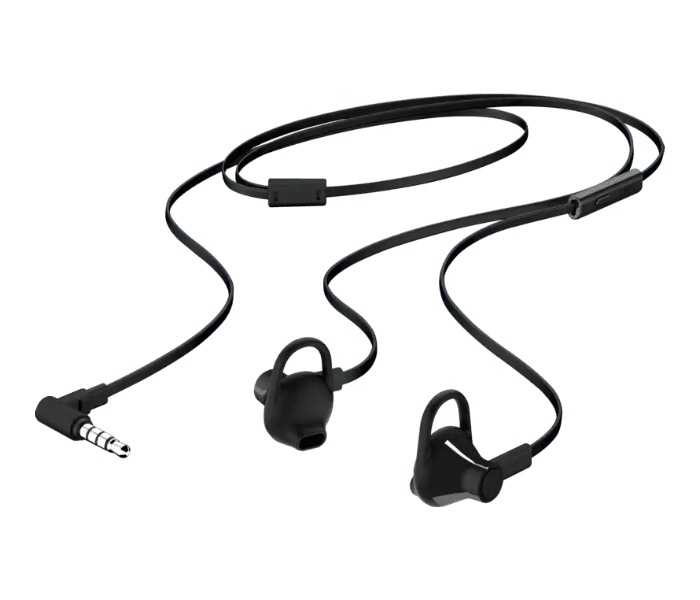 HP X7B04AA Earbuds 150 Headset - Black - Zoom Image 1