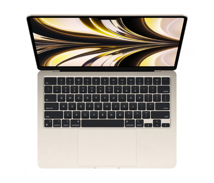 Apple MLY23 MacBook Air 2022 13.6 Inch M2 Chipset 8 Core CPU and 10 Core GPU 8GB RAM 512GB SSD - Starlight - Zoom Image 2