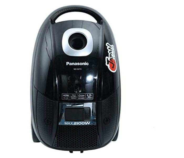 Panasonic MC CG 715 2100 Watts Canister Vacuum Cleaner - Black - Zoom Image 2