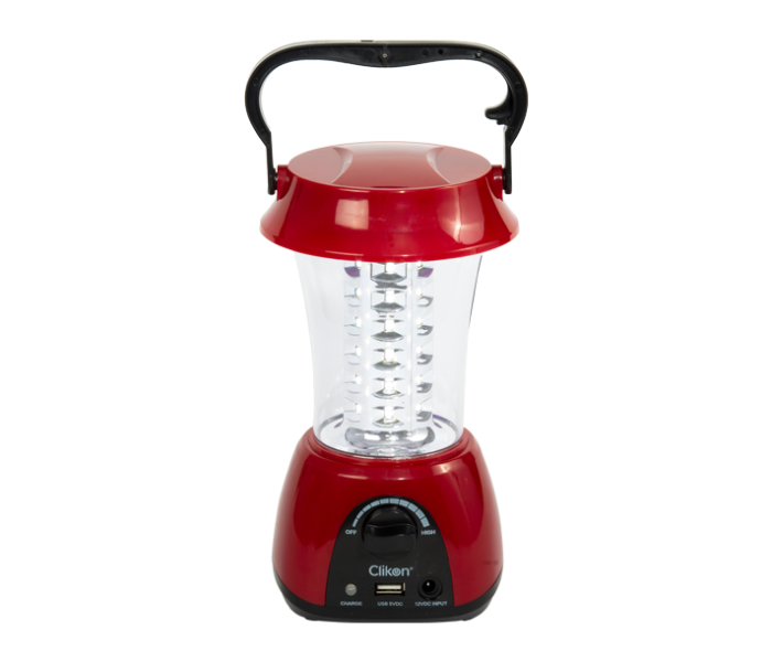 Clikon CK7034 LED Camping Lantern - Maroon and Black - Zoom Image