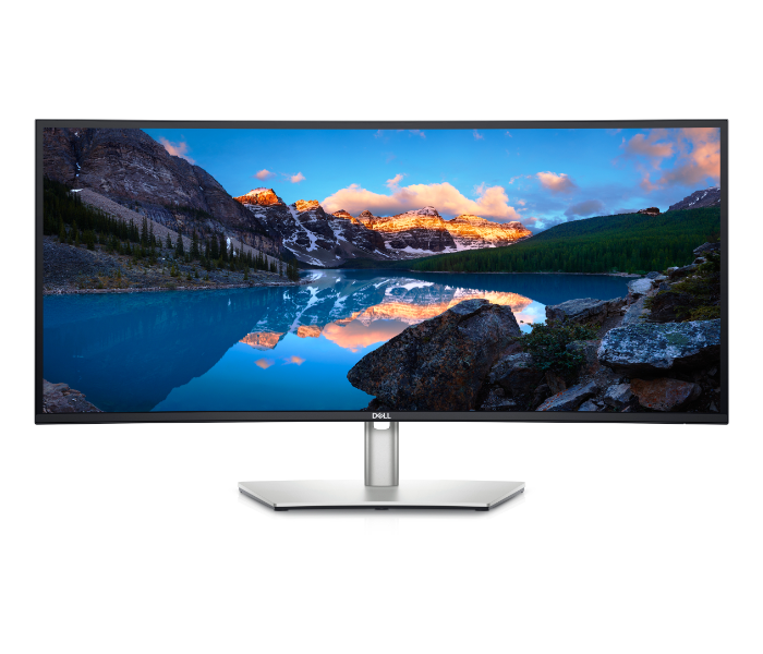 DELL U3421WE 34 Inch LED Curved Ultra Sharp USB-C Hub Monitor - Silver - Zoom Image 2