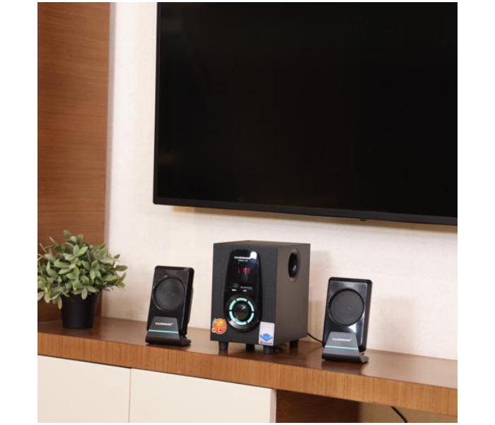 Olsenmark OMMS1169 2.1 Channel Multimedia Speaker with Remote Control - Black - Zoom Image 2