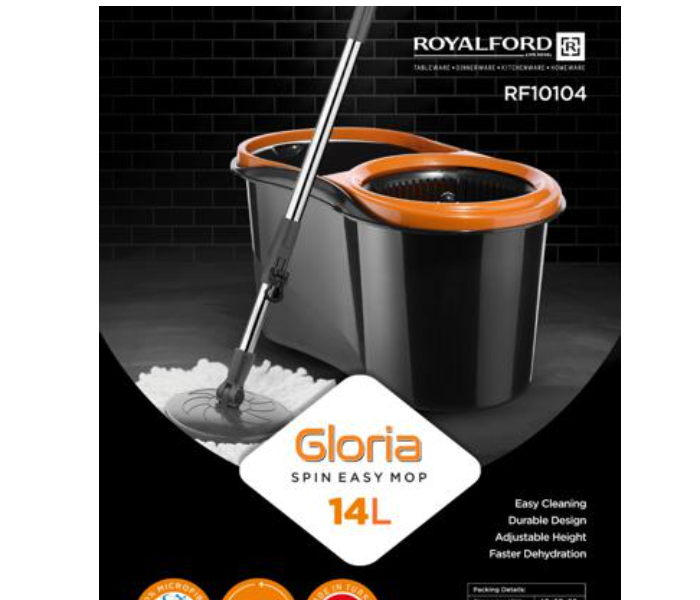 Royalford RF10104 14 Litre Turbo Spin Easy Mop - Zoom Image