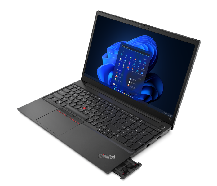 Lenovo 21E6000QGR ThinkPad E15 Gen4 15.6 Inch FHD Intel Core i5-1235U Processor 8GB DDR4 RAM 512GB SSD Integrated Intel Iris Xe Graphics Windows 11 Pro 64 - Black - Zoom Image 3