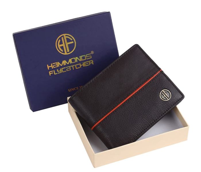 Hammonds Flycather HF579BLL Genuine Leather Wallet For Men - Black - Zoom Image 1