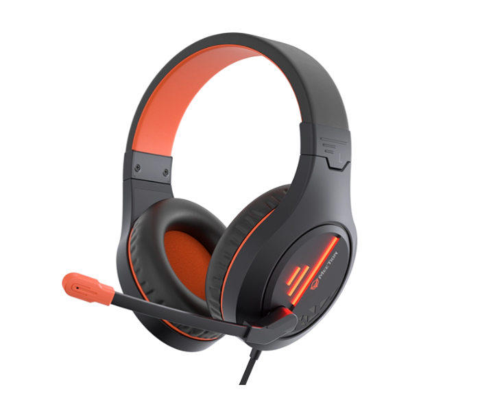 Meetion MT-HP021 Lightweight Backlit Stereo Gaming Headset - Black - Zoom Image 1