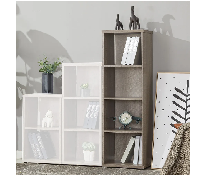 Danube Home Tenchi 4 Layer Multifunctional Cabinet - Grey Oak - Zoom Image 1