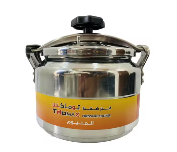 RMN 4L Easy Lock Stainless Steel Pressure Cooker with Pressure Indicator and Recipe for Rice Meat and Vegetables - Silver - Zoom Image 3