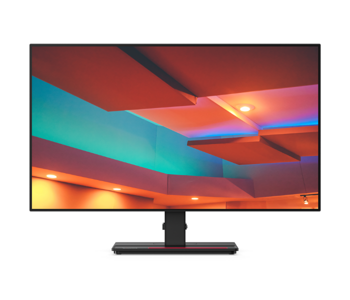 Lenovo 61E9GAT6UK ThinkVision 27 Inch WLED LED Monitor - Black - Zoom Image 5