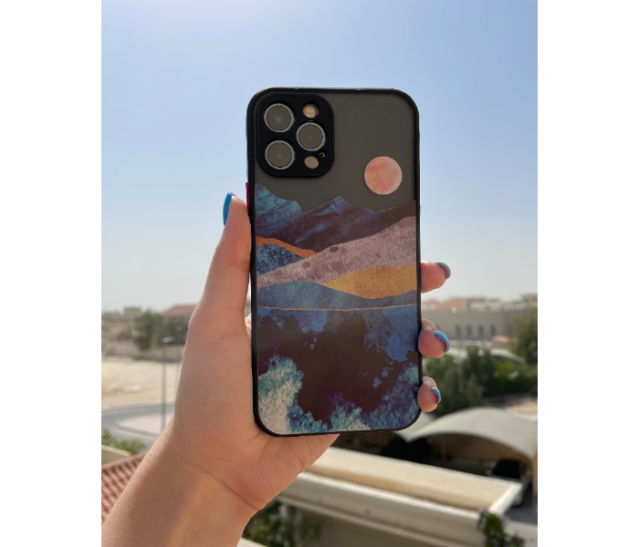 Matt Translucent Sunset Art Print Mobile Case For iPhone 13 Mini - Zoom Image 5