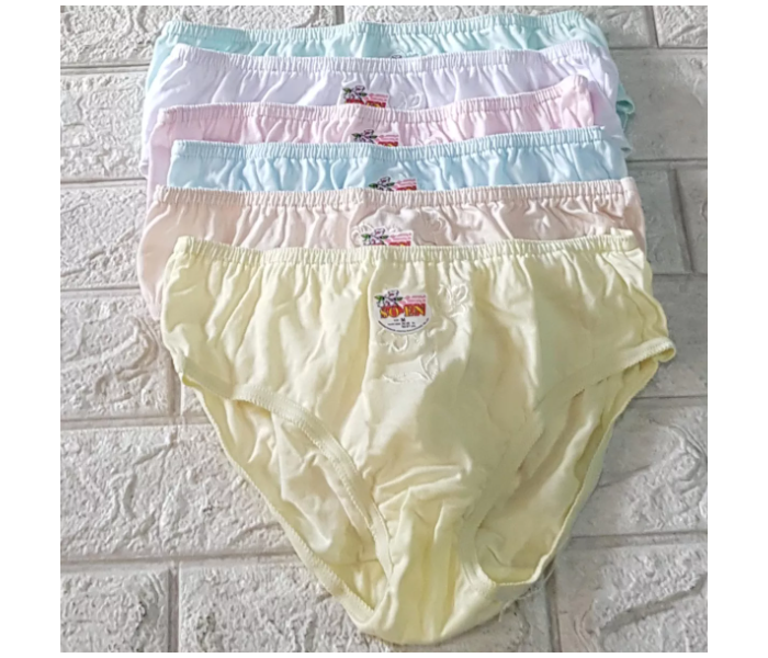 Pack of 6 Piece Mixed Color XL Soen Panty 119590 saudi.jazp