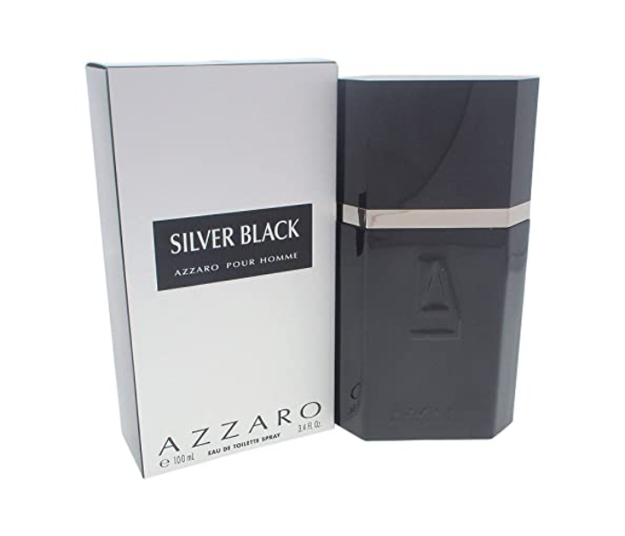 Azzaro 100ml Silver Black Eau De Toilette Perfume for Men - Zoom Image 1