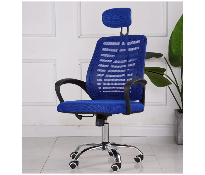 Danube Home Marvel High Back Office Chair - Blue - Zoom Image 4