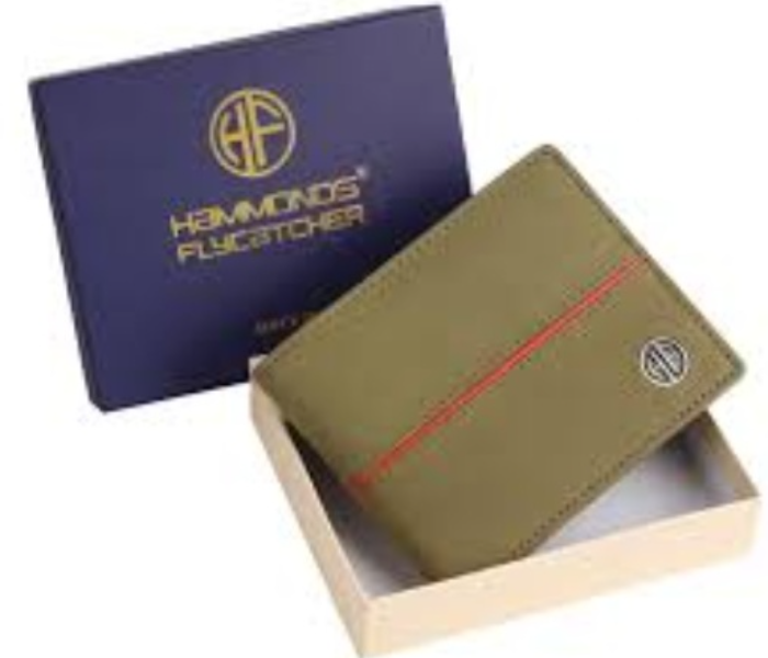 Hammonds Flycather HF579GH Genuine Leather Wallet For Men - Green - Zoom Image 2