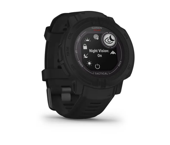 Garmin 010-02627-03 Instinct 2 Solar Tactical Edition GPS Smartwatch - Black - Zoom Image 3