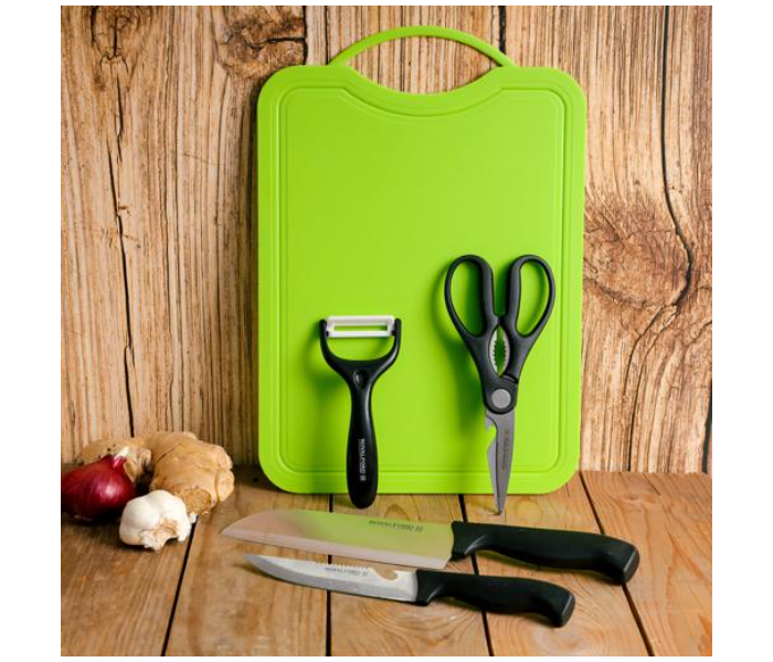 Royalford RF10677 5 Piece Kitchen Gadget Set - Green and Black - Zoom Image 4