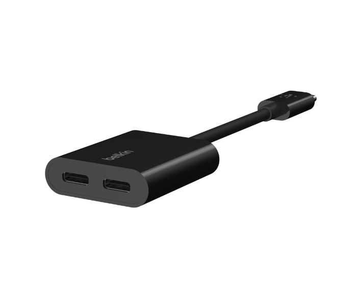 Belkin F7U081btBLK Rockstar USB Type-C Audio And Charge Adapter - Black - Zoom Image 4