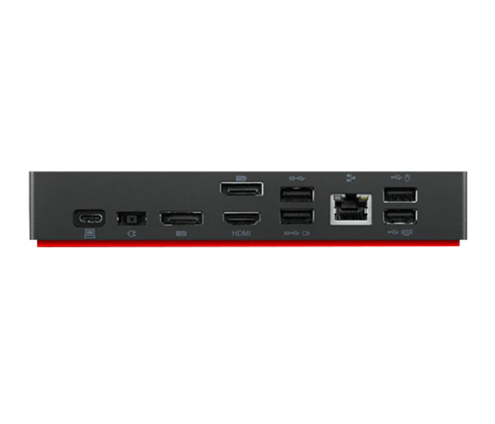 Lenovo 40AY0090UK ThinkPad Universal USB-C Dock - Black - Zoom Image 5