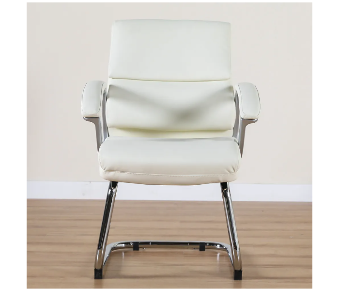 Danube Home Ventura Visitor Office Chair - Cream - Zoom Image 2