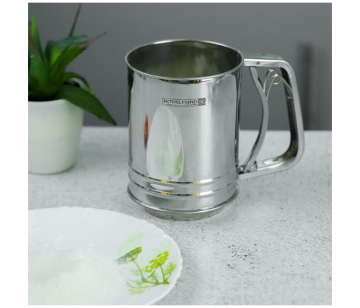 Royalford RF10777 Stainless Steel Flour Sifter - Silver - Zoom Image 3