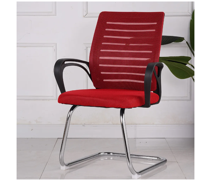 Danube Home Marvel Visitor Office Chair - Red - Zoom Image 1