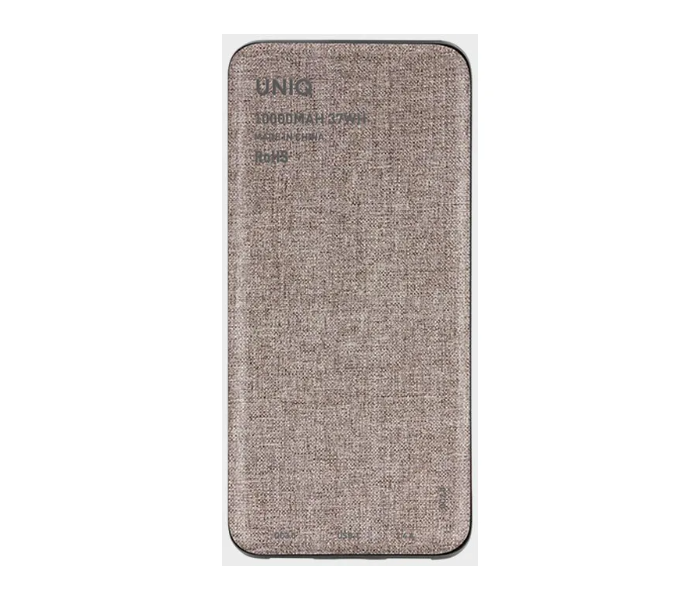 Uniq Fuele Kanvas 10000mAh Usb-C Pd Slim Power Bank - French Beige - Zoom Image 1