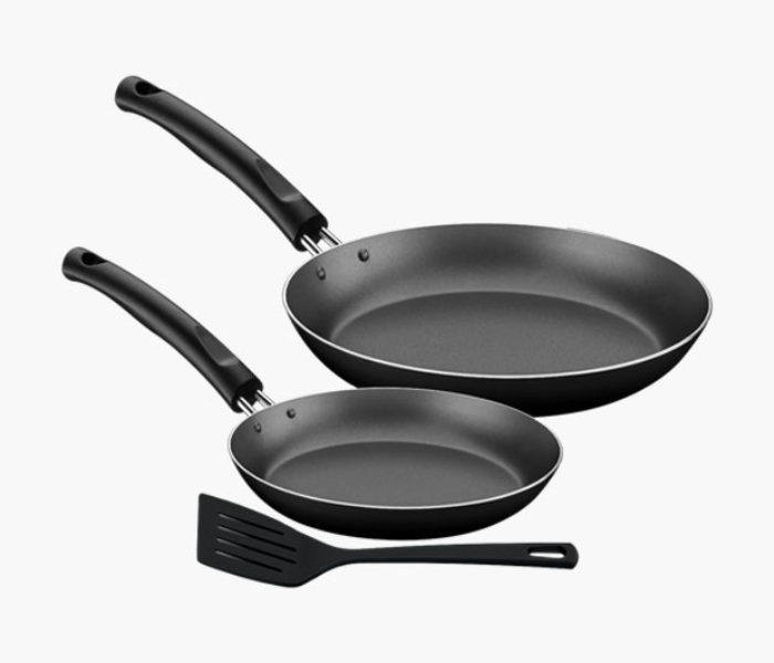 Tramontina 3 Pieces Frying Pan Set - Black - Zoom Image