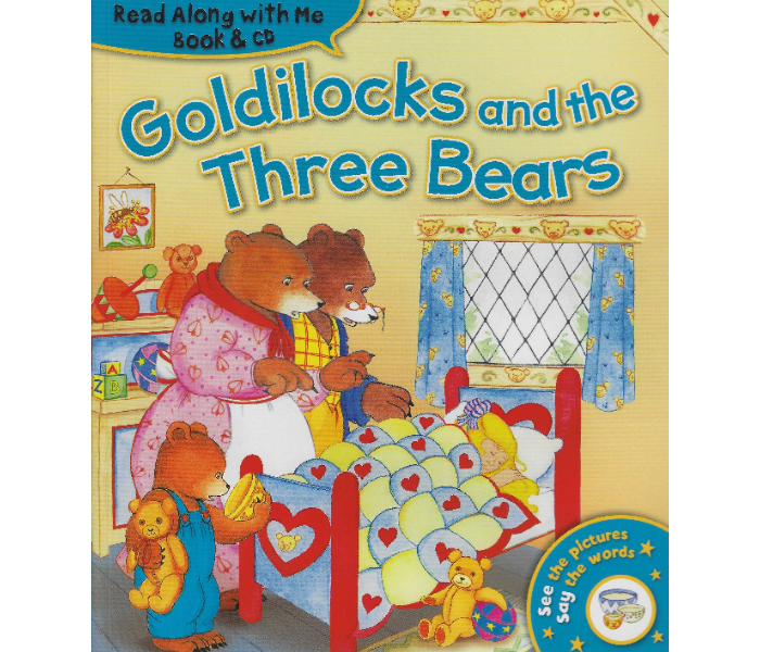 Award Publications Read Along With Me Book and Cdgoldilocks And The Three Bears Book For Children - Zoom Image 1