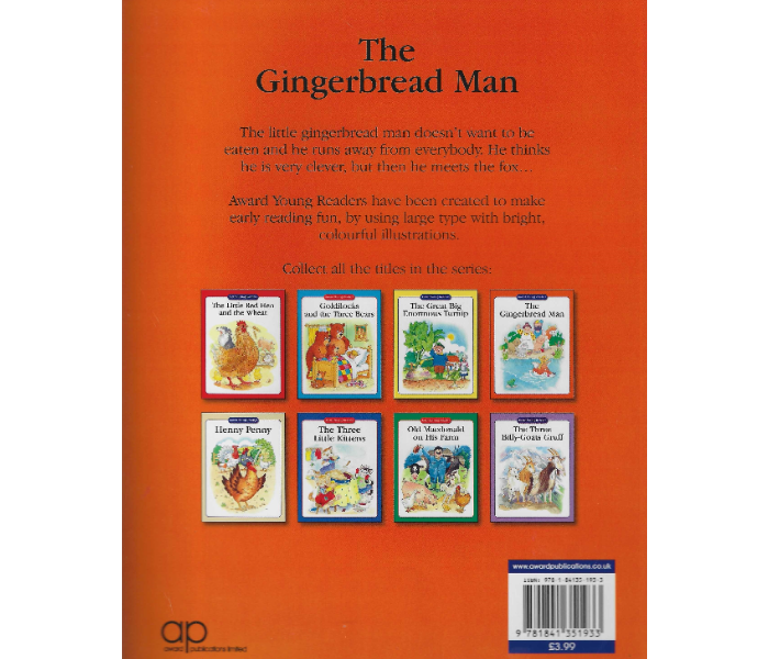 Award Publications Young Readers The Gingerbread Man Book For Children - Zoom Image 2