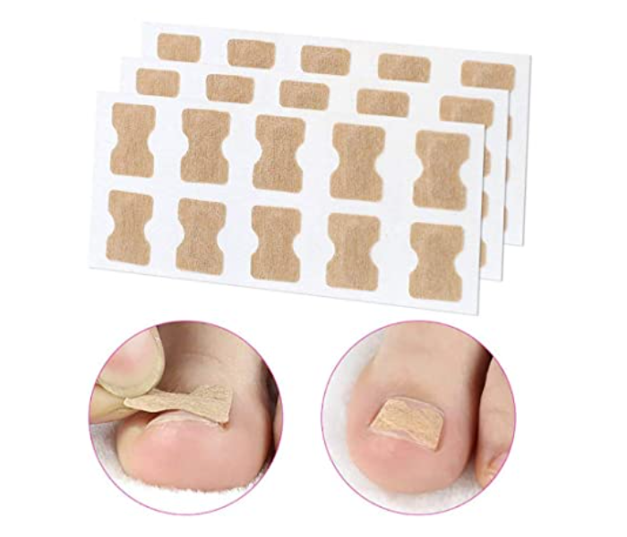 Set of 3 (30 pieces) Glue Free Toenail Patch Care Tool Professional Pedicure for Men and Women - Zoom Image 1