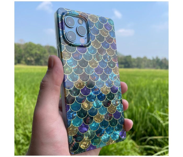 Protective Square Shape Case Art Print Fish Scale Mobile Cases For iPhone 13 Pro Max - Zoom Image 5