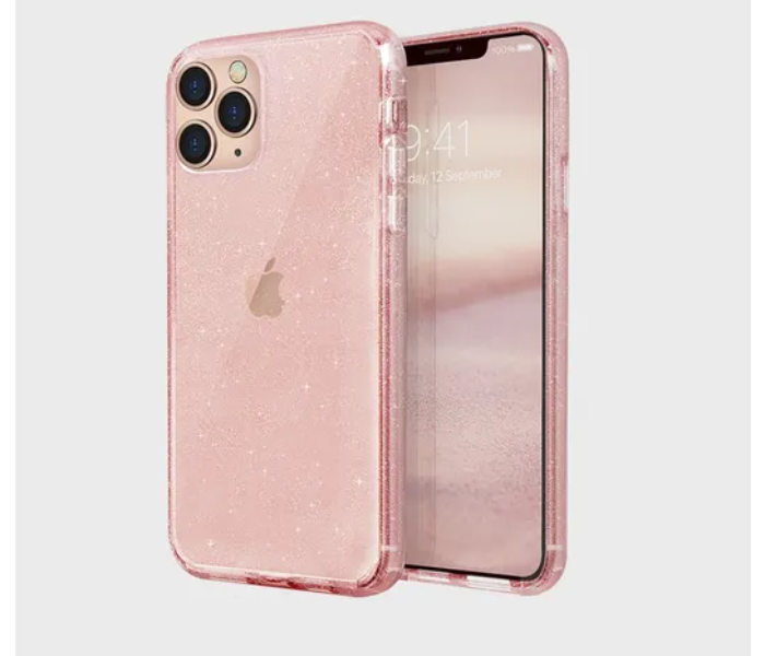 Uniq Hybrid Iphone 11 Pro Lifepro Tinsel Mobile Covers - Pink - Zoom Image